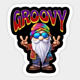 Groovy Gnome Sticker